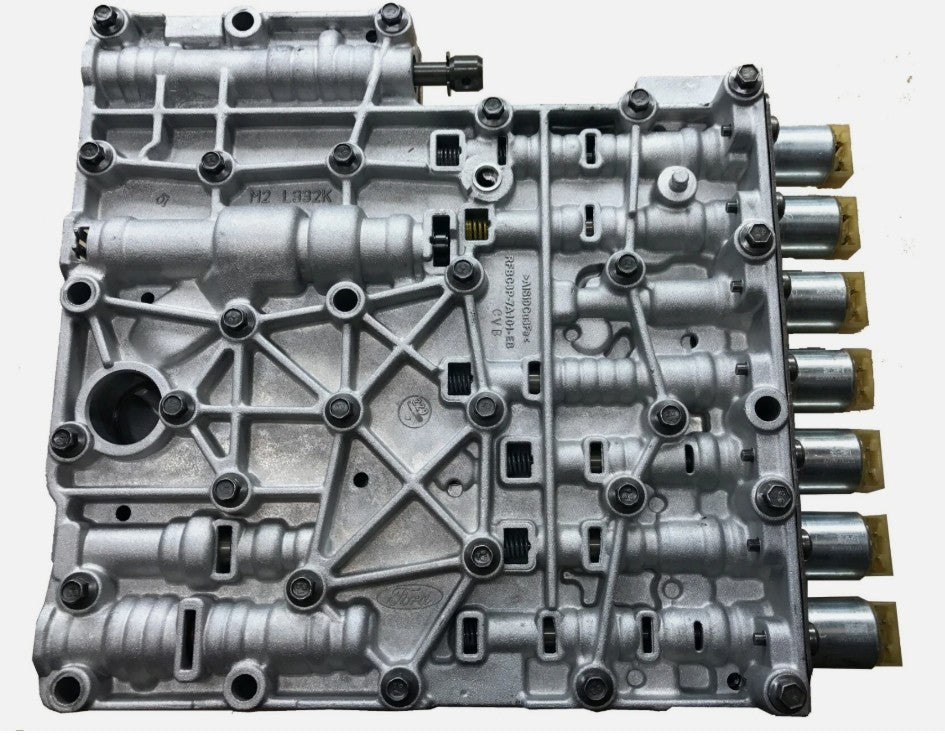 6R140 Valve Body with solenoids, rebuilt and tested, 2011-2016 w/o cooler bypass