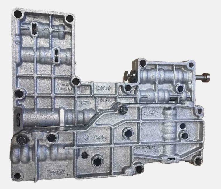 4R100, E40D Valve Body, 1997-up, Rebuilt And Tested, Oversized Manual Valve, F6
