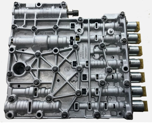 6R140 Valve Body with solenoids, rebuilt and tested, 2017 - up, w/ cooler bypass